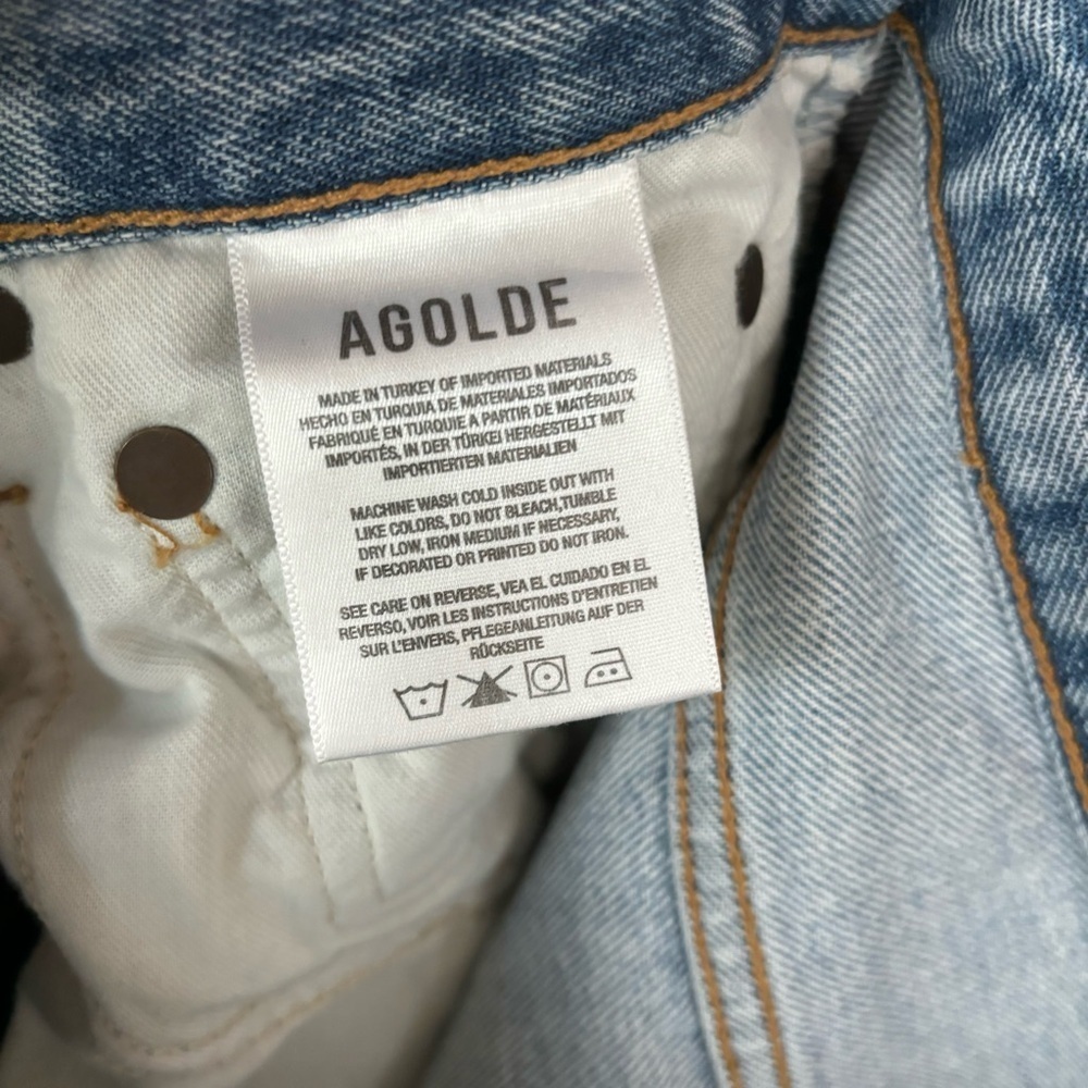 Agolde Riley High Rise Jeans Size 28‎ - Picture 8 of 10